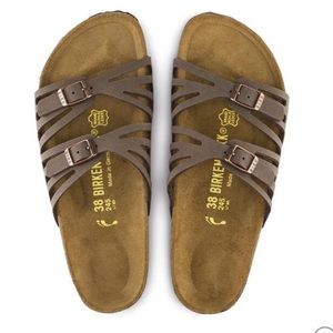 Birkenstock Granada Sandals Soft Footbed Mocha Size 37 US Women’s 6 - 6.5